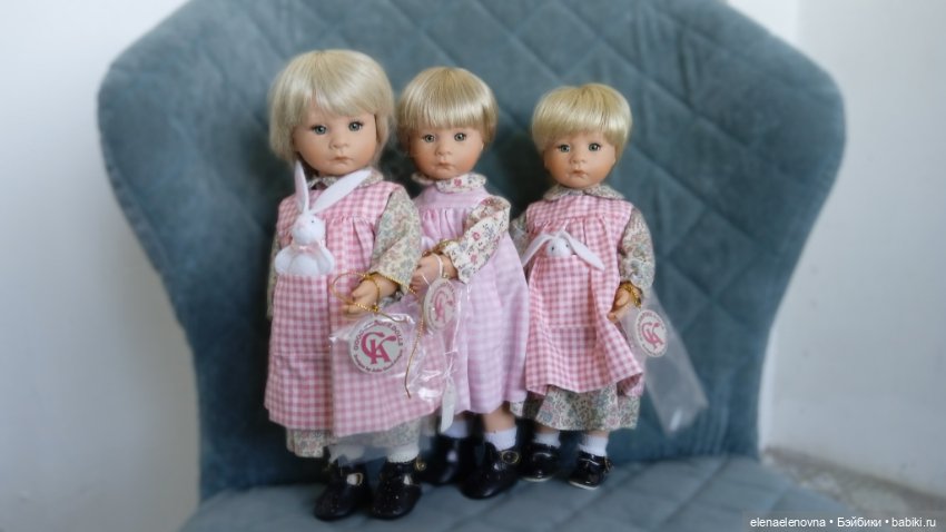 Тройняшки Peek a bunny, Julie Good-Kruger