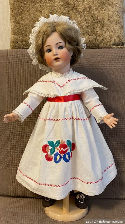Белое с красным — Антикварные куклы Kämmer & Reinhardt (K*R): характерные (фото 3)