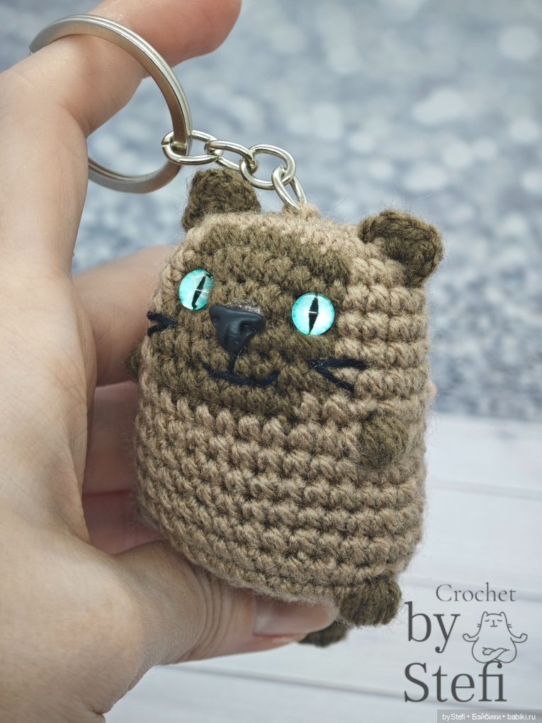 Сиамский котик — Вязаные игрушки и амигуруми: крючком (фото 7)