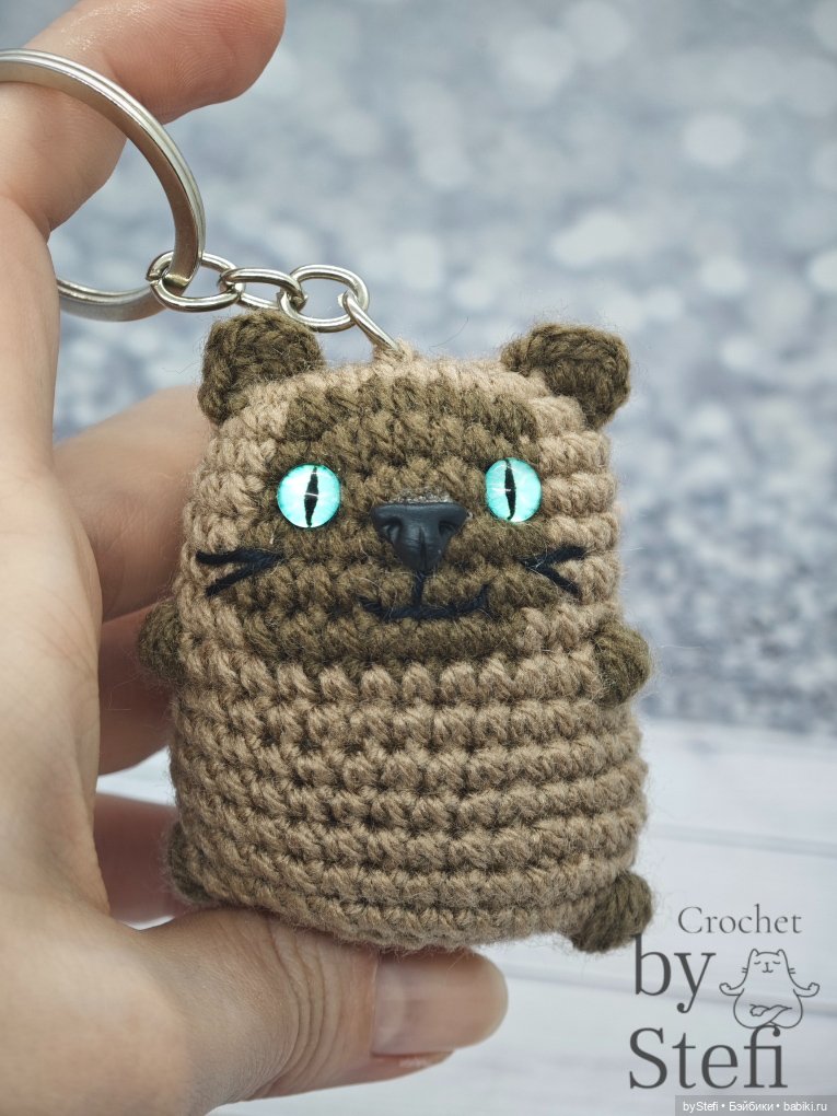 Сиамский котик — Вязаные игрушки и амигуруми: крючком (фото 6)