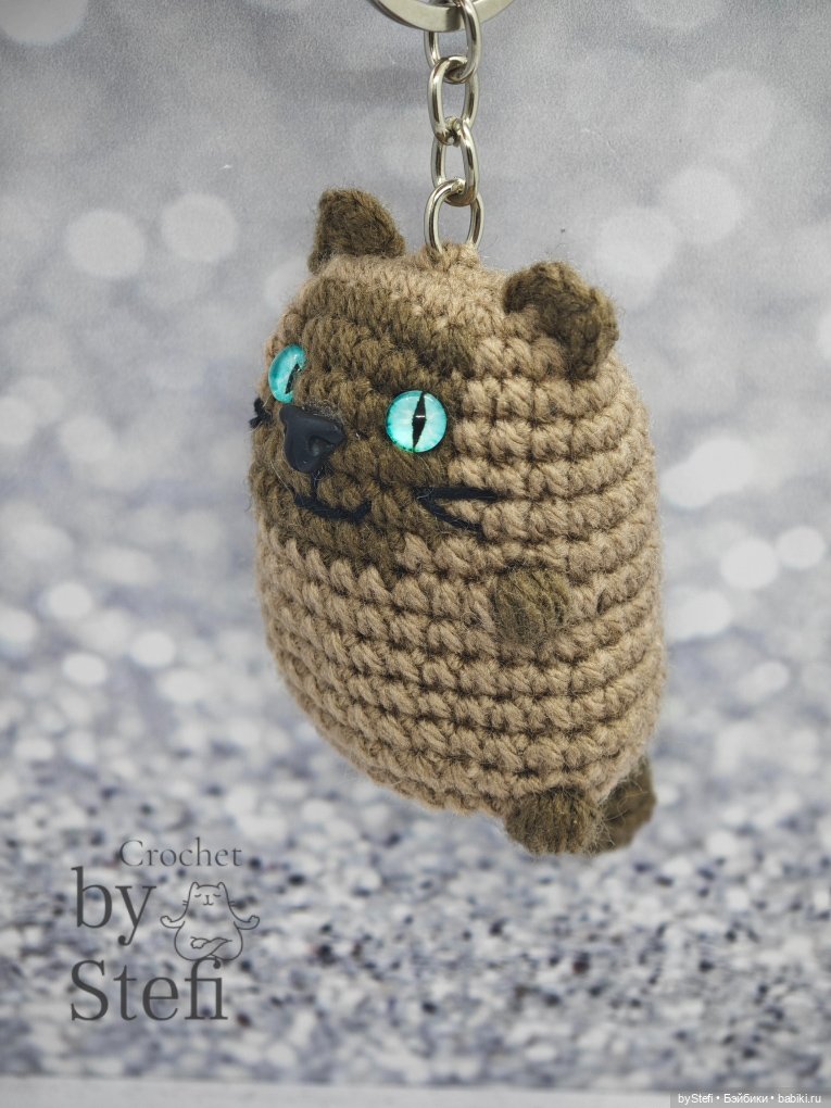 Сиамский котик — Вязаные игрушки и амигуруми: крючком (фото 4)