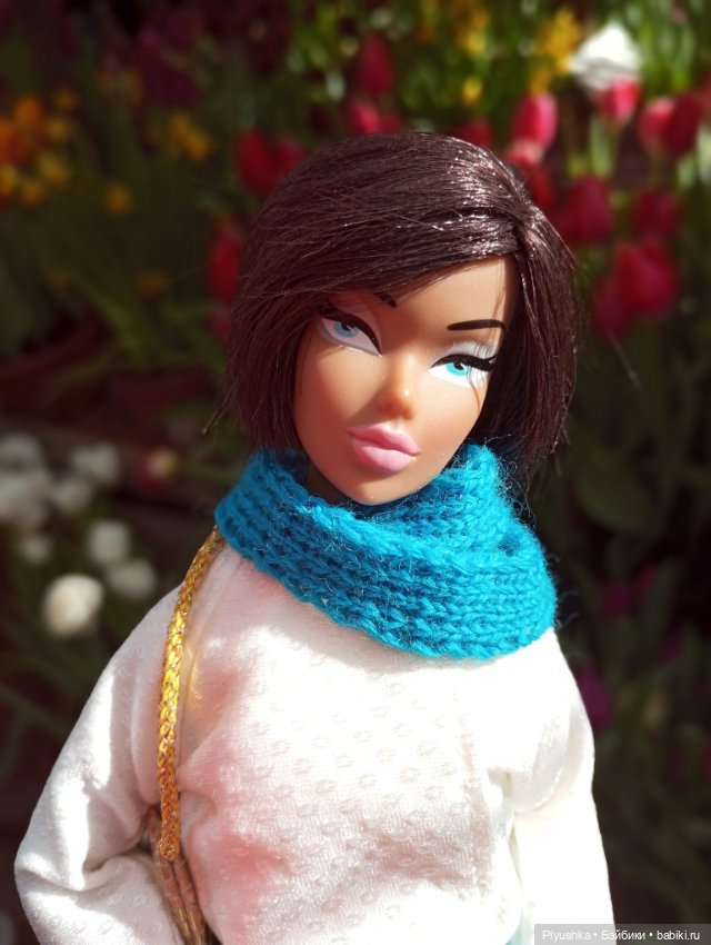 Весенняя тема: девушки и цветы (фото 4)