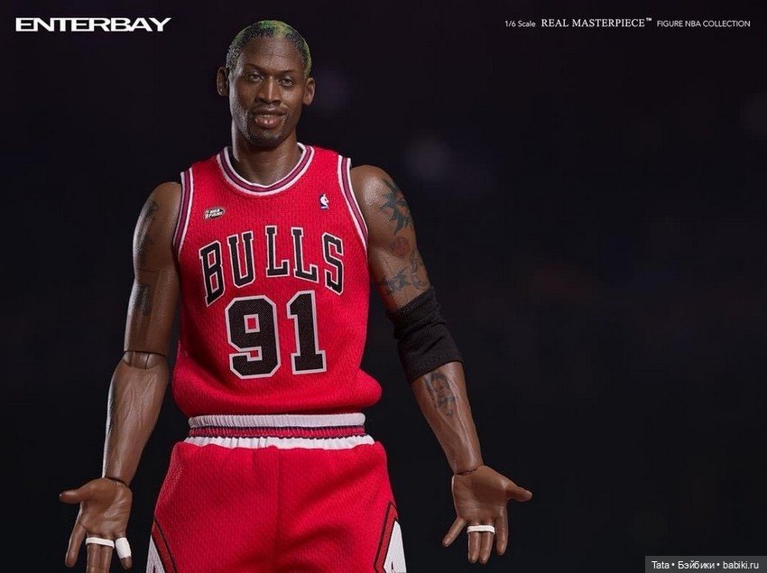 Enterbay - перевыпуск фигурка баскетболиста Денниса Родмана (фото 6)