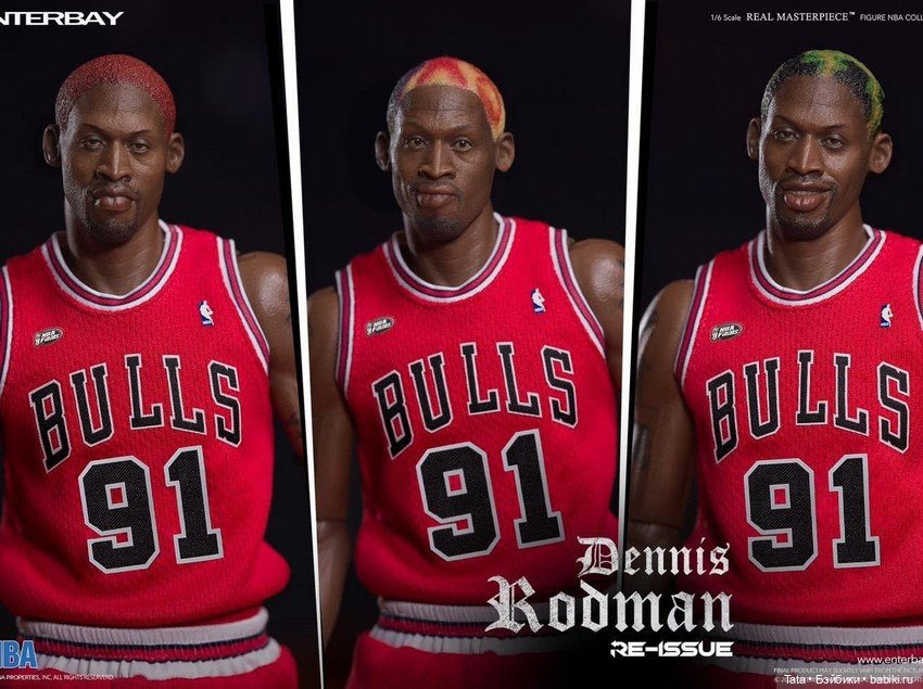 Enterbay - перевыпуск фигурка баскетболиста Денниса Родмана (фото 4)