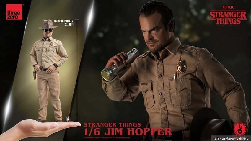 ThreeZero - фигурка Джима Хоппера (фото 6)