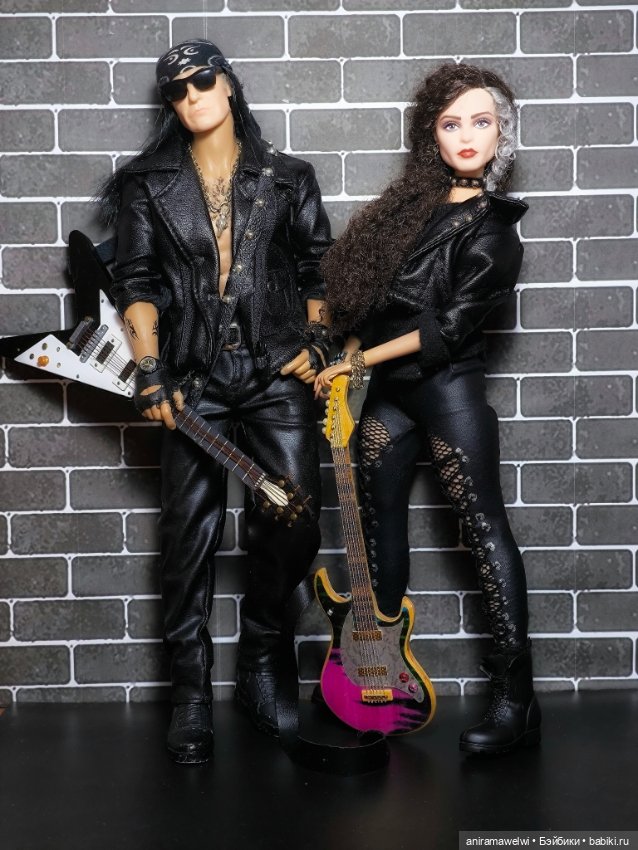 Пара с гитарами🤘 — Гибриды шарнирных кукол (не БЖД): подбор тела (фото 7)