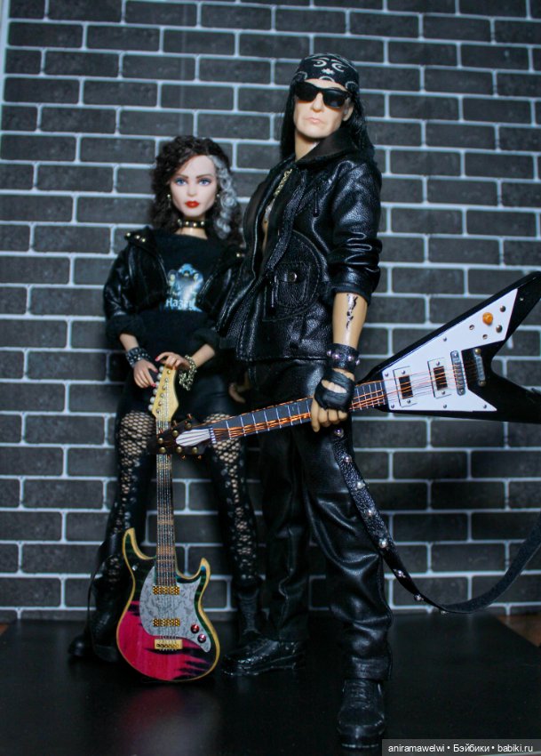 Пара с гитарами🤘 — Гибриды шарнирных кукол (не БЖД): подбор тела