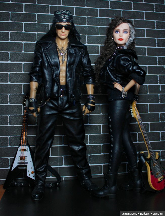 Пара с гитарами🤘 — Гибриды шарнирных кукол (не БЖД): подбор тела (фото 5)