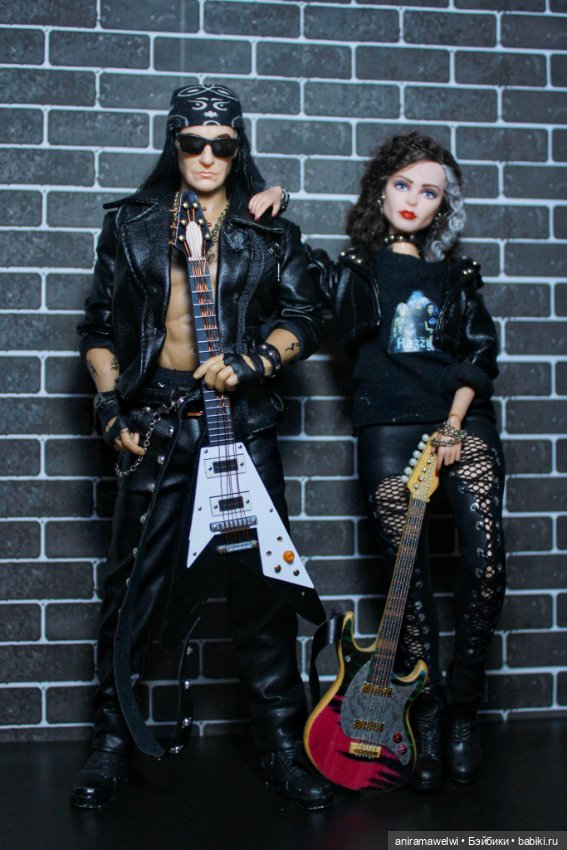 Пара с гитарами🤘 — Гибриды шарнирных кукол (не БЖД): подбор тела (фото 2)