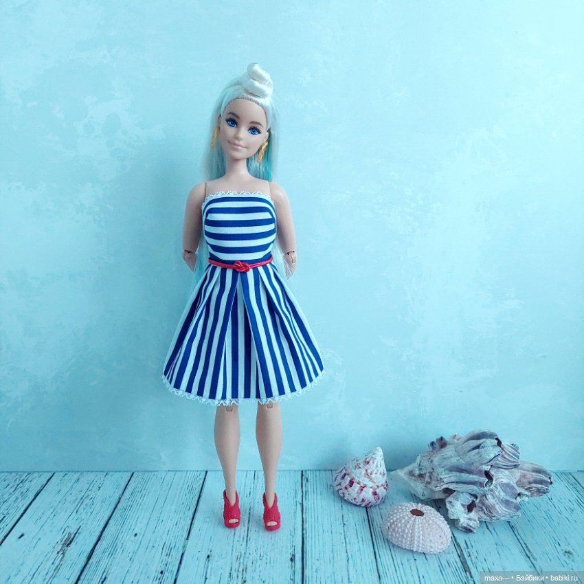 Платье для пышки, дефиле — Одежда и обувь для кукол своими руками: фото (фото 6)