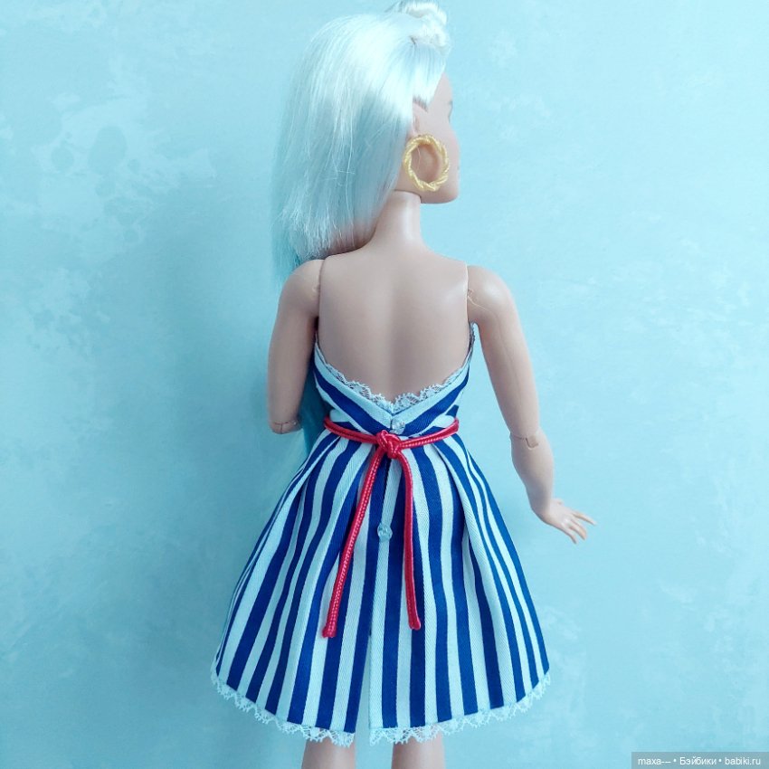 Платье для пышки, дефиле — Одежда и обувь для кукол своими руками: фото (фото 5)