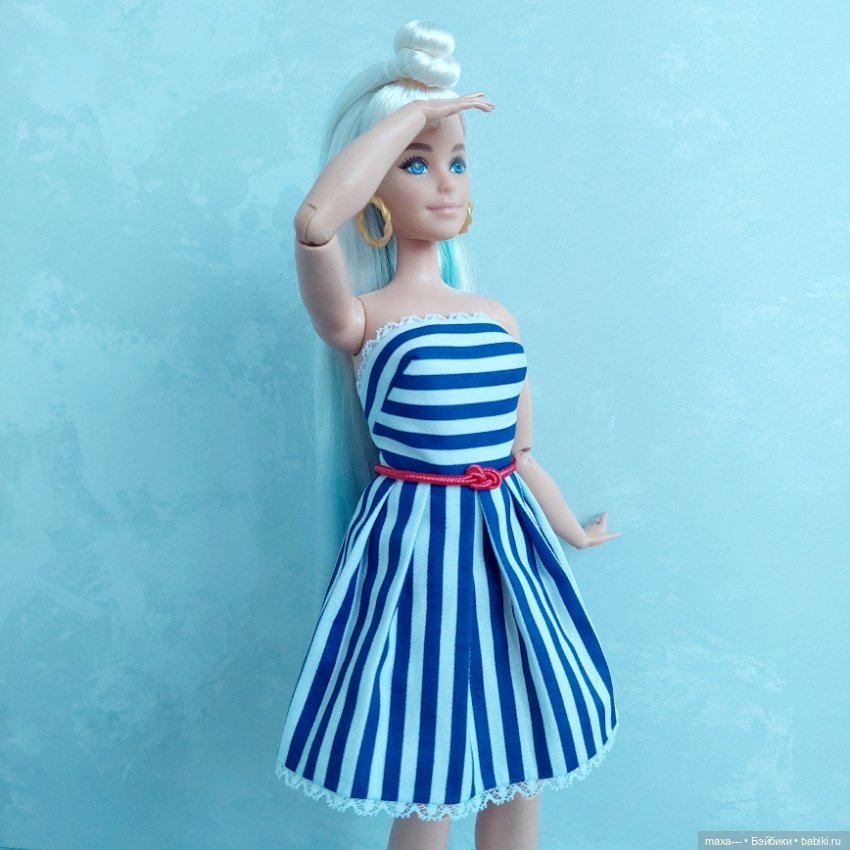 Платье для пышки, дефиле — Одежда и обувь для кукол своими руками: фото (фото 2)