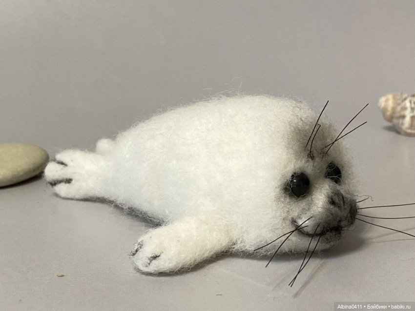 Малыши бельки — Валяные игрушки из шерсти: сухое валяние (фото 3)