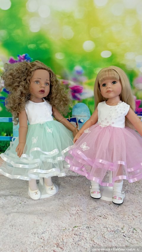 Воздушные платья — Одежда и обувь для кукол своими руками: фото (фото 8)