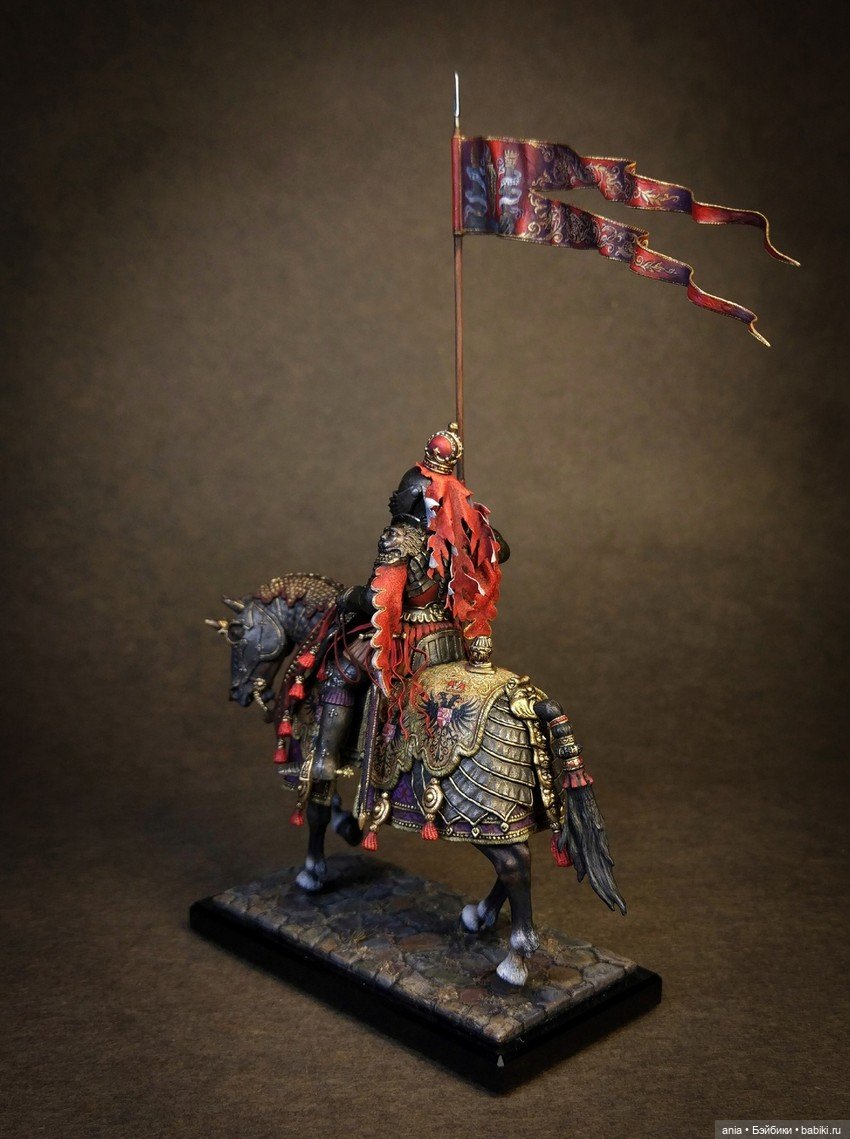 Король Карл V Габсбург — Авторские миниатюрные куклы: лепка (фото 3)