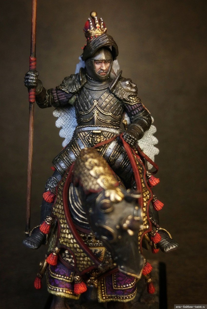 Король Карл V Габсбург — Авторские миниатюрные куклы: лепка (фото 2)