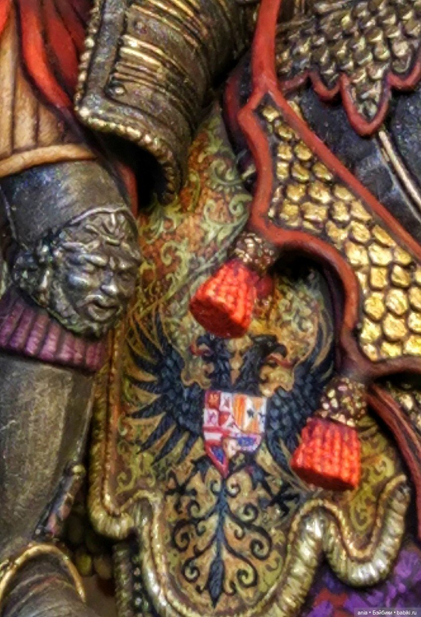 Король Карл V Габсбург — Авторские миниатюрные куклы: лепка (фото 5)