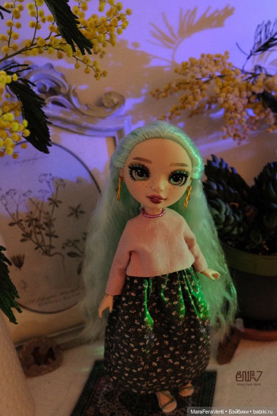 Фотосессия с мимозой — Куклы Rainbow High (Рейнбоу Хай