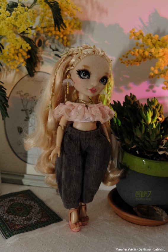 Фотосессия с мимозой — Куклы Rainbow High (Рейнбоу Хай (фото 4)