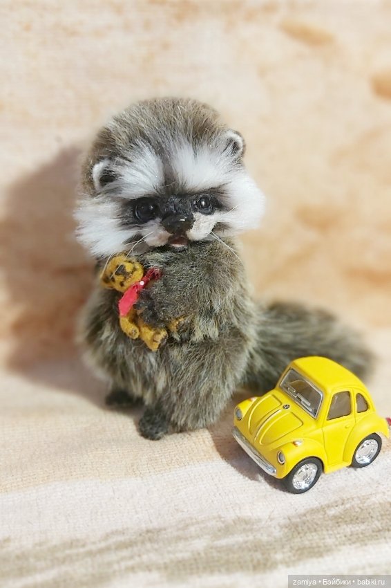 Крошка енот Сема — Авторские мишки Тедди и друзья: фото (фото 5)