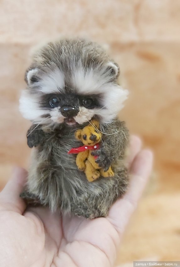 Крошка енот Сема — Авторские мишки Тедди и друзья: фото (фото 3)