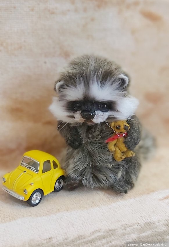 Крошка енот Сема — Авторские мишки Тедди и друзья: фото (фото 6)