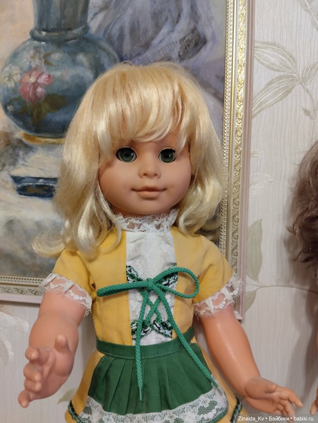 Большие куклы ГДР, куклы ГДР Раунштайн и Сонни 55 см (фото 10)