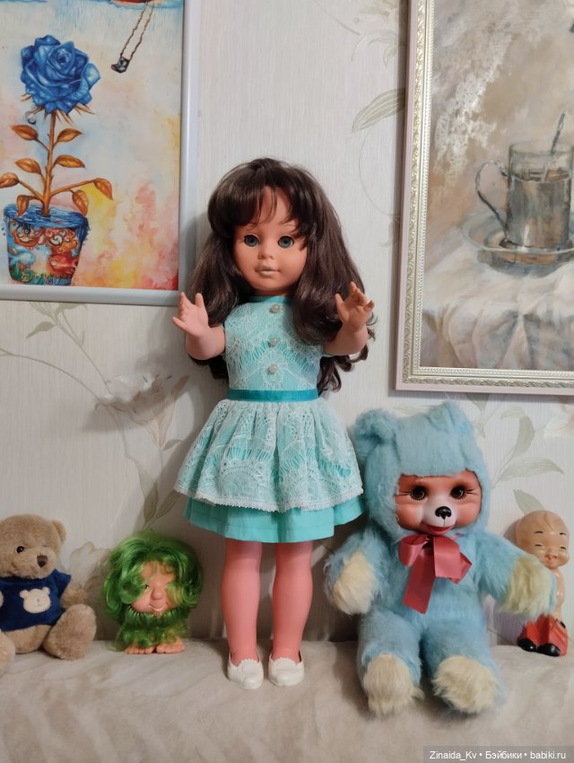 Большие куклы ГДР, куклы ГДР Раунштайн и Сонни 55 см (фото 3)