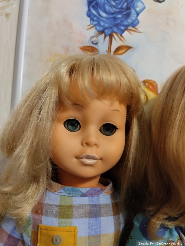 Большие куклы ГДР, куклы ГДР Раунштайн и Сонни 55 см (фото 7)