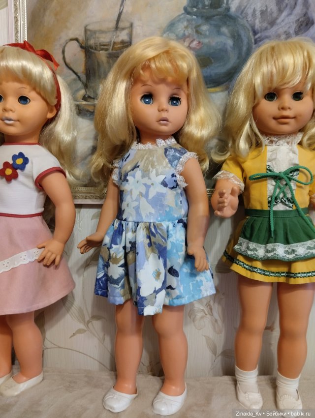 Большие куклы ГДР, куклы ГДР Раунштайн и Сонни 55 см