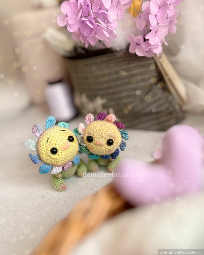 Волшебные цветочки ✨✨✨ — Вязаные игрушки и амигуруми: крючком (фото 4)