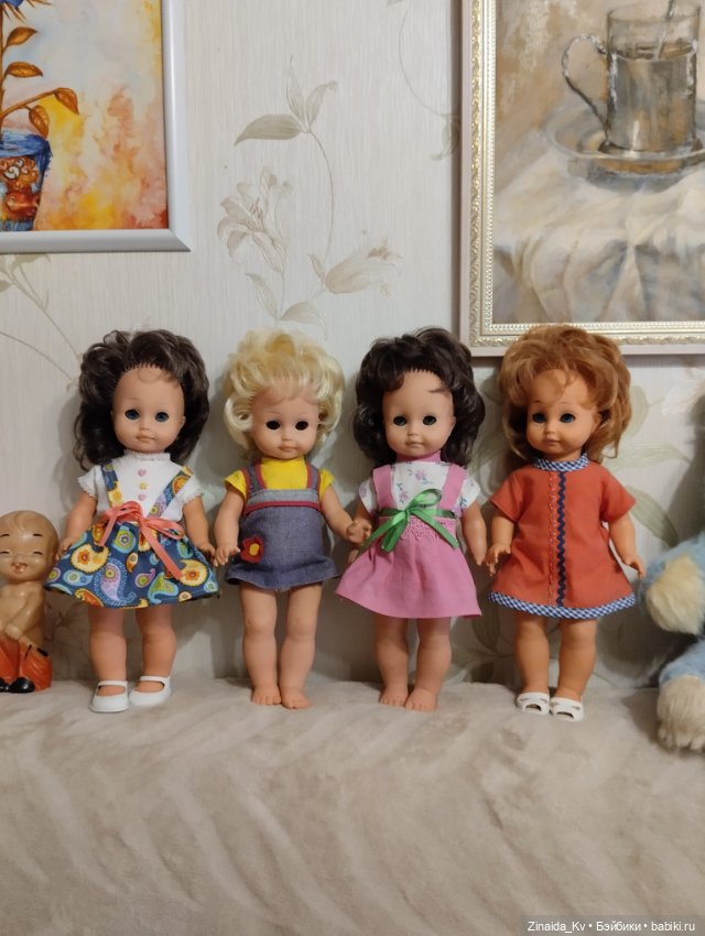 Милые очаровашки Раунштайн 30 см, винтажные куклы ГДР (фото 5)