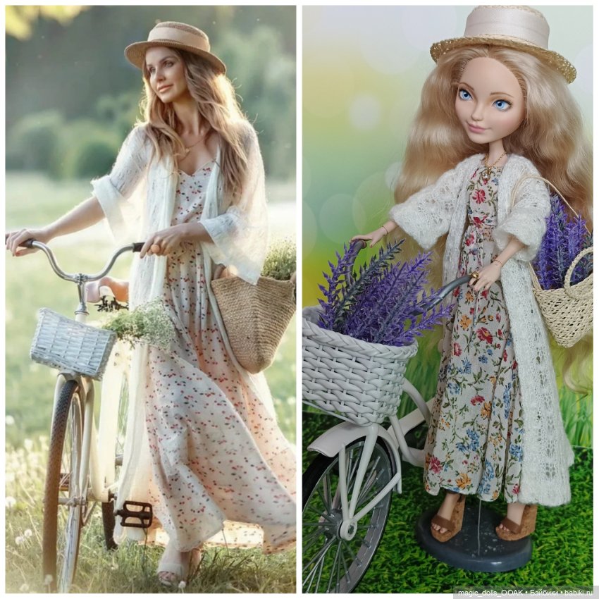 Рени Полин Флёр Клоди — ООАК Monster High и Ever After High: репейнт