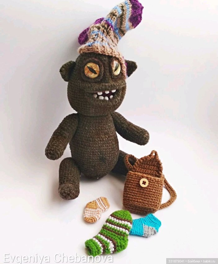 Вязаные Тедди - Похититель носков (фото 2)