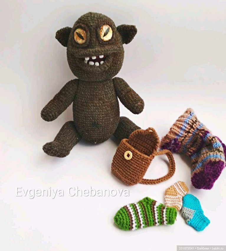 Вязаные Тедди - Похититель носков (фото 4)