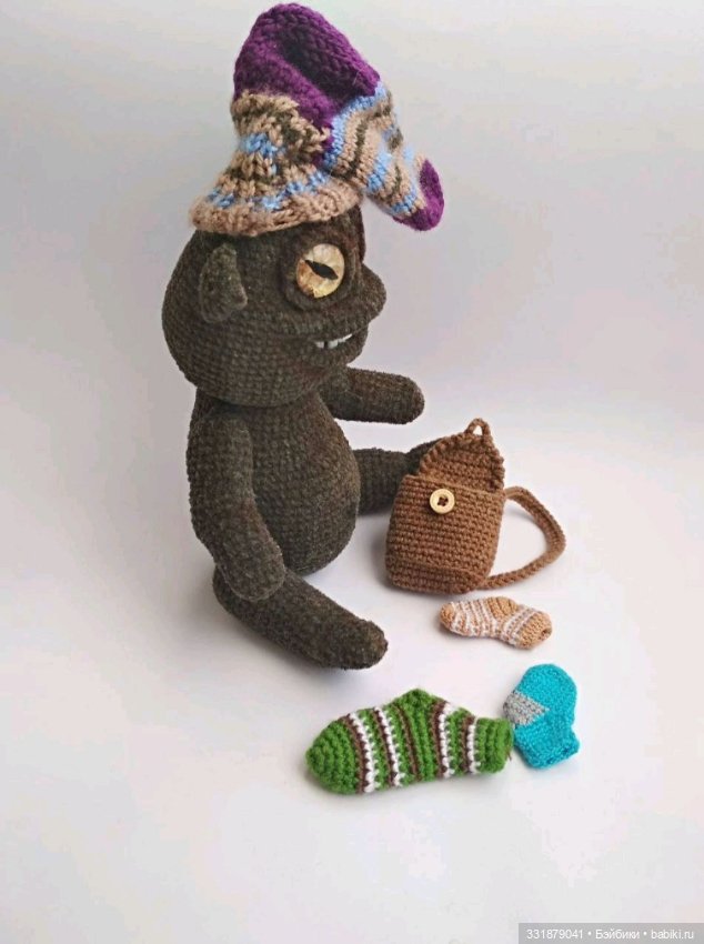 Вязаные Тедди - Похититель носков (фото 3)