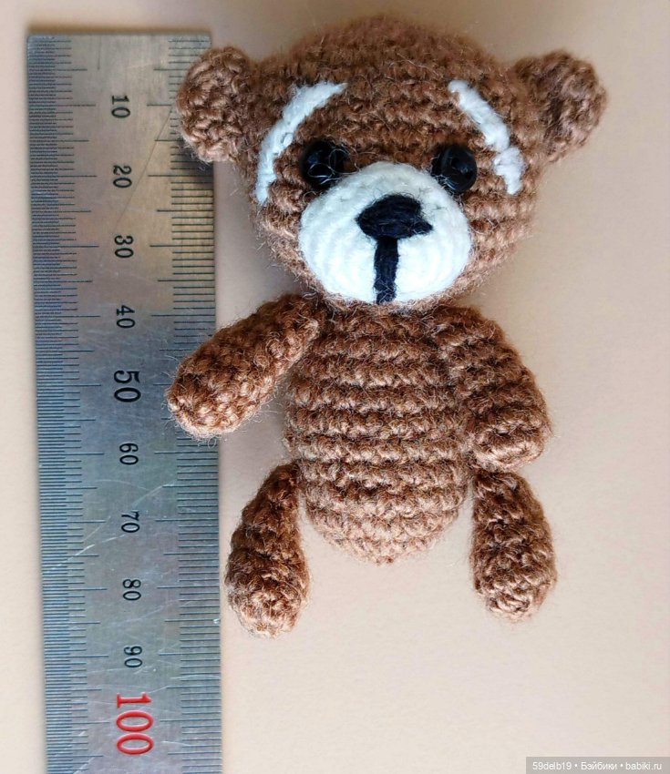 Вязаный медвежонок для паолочек (фото 2)