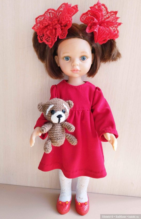 Вязаный медвежонок для паолочек (фото 5)