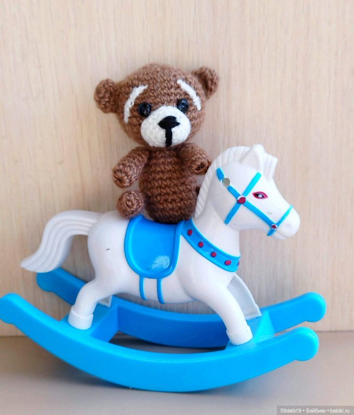 Вязаный медвежонок для паолочек (фото 6)