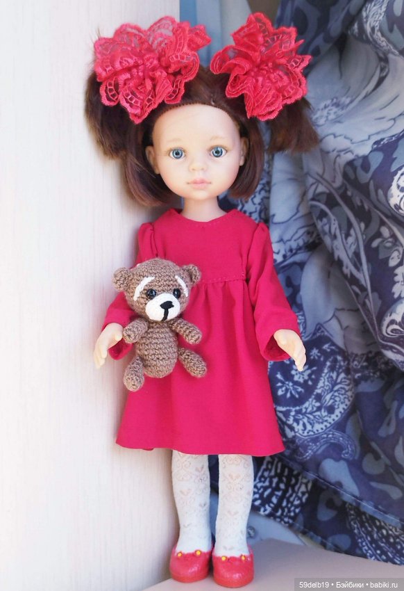 Вязаный медвежонок для паолочек (фото 4)