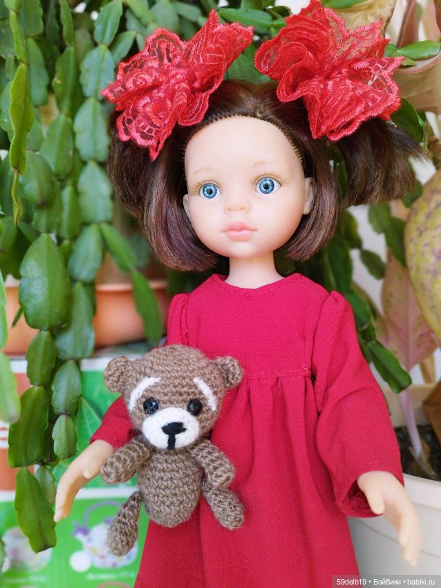 Вязаный медвежонок для паолочек (фото 3)