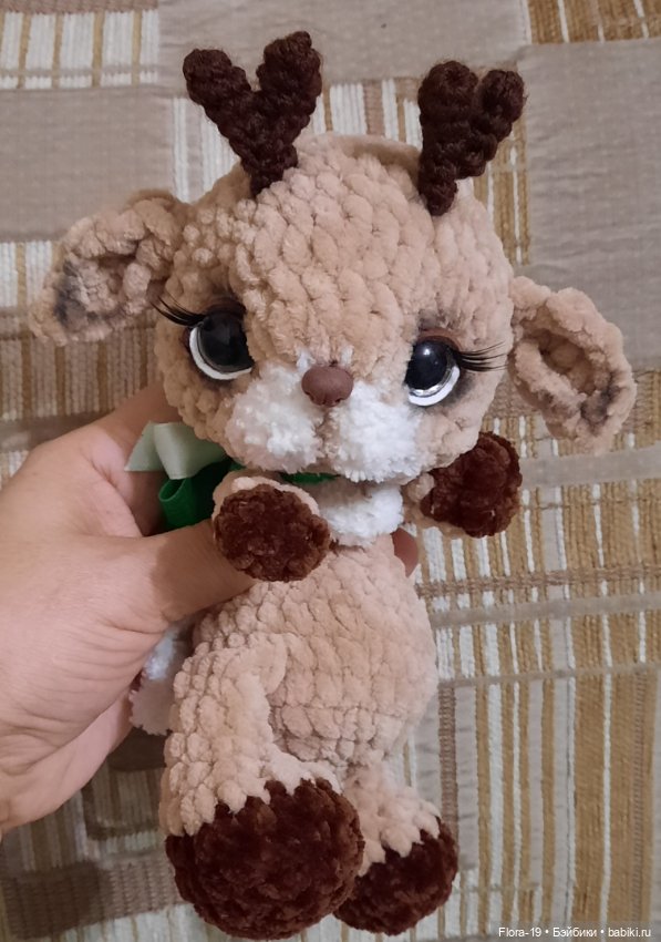 Плюшевый Олененок — Вязаные игрушки и амигуруми: крючком (фото 3)