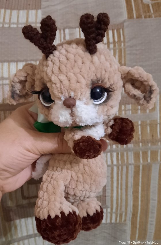 Плюшевый Олененок — Вязаные игрушки и амигуруми: крючком (фото 4)