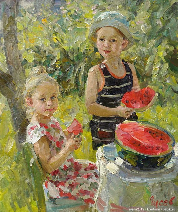 Жизнерадостная и поэтичная живопись Владимира Гусева (фото 6)