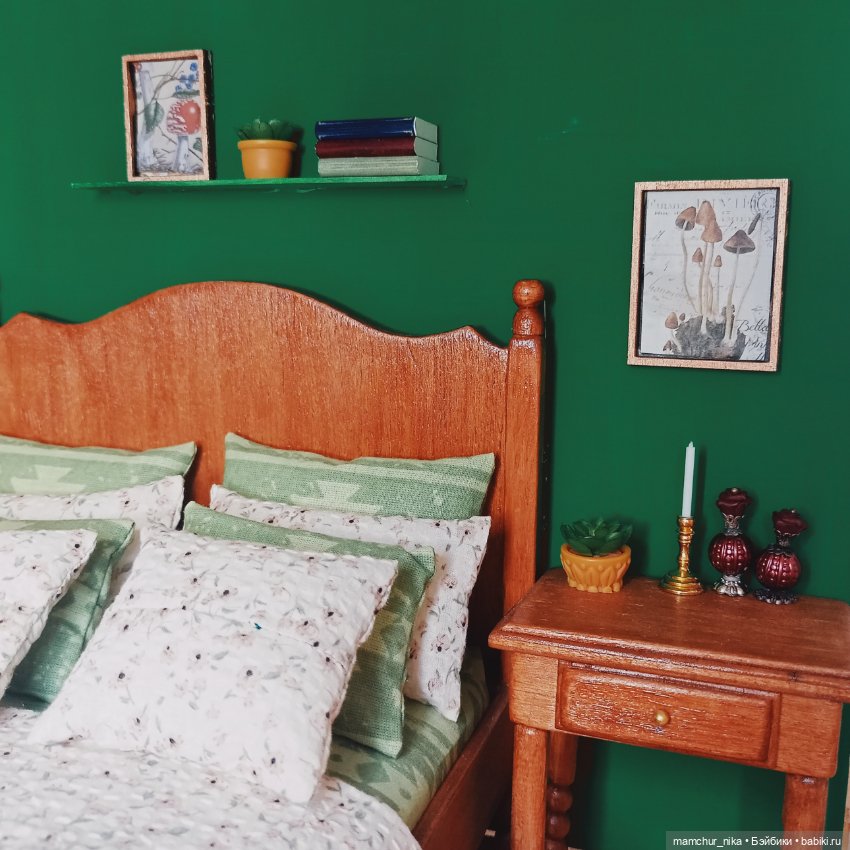 Обновление спальни 💚 — Мебель для кукол и домиков: фото (фото 4)
