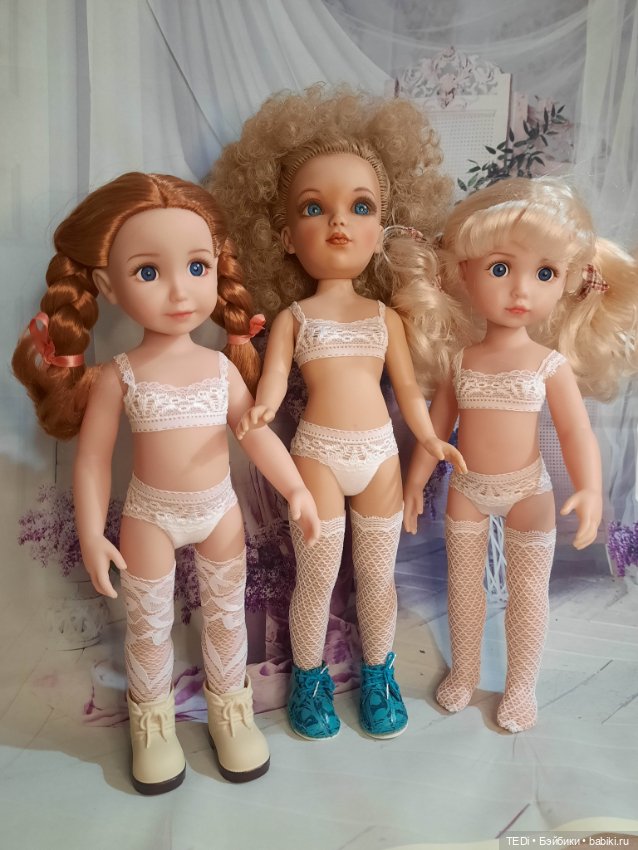Красивое кружевное нижнее бельё для кукол (фото 2)