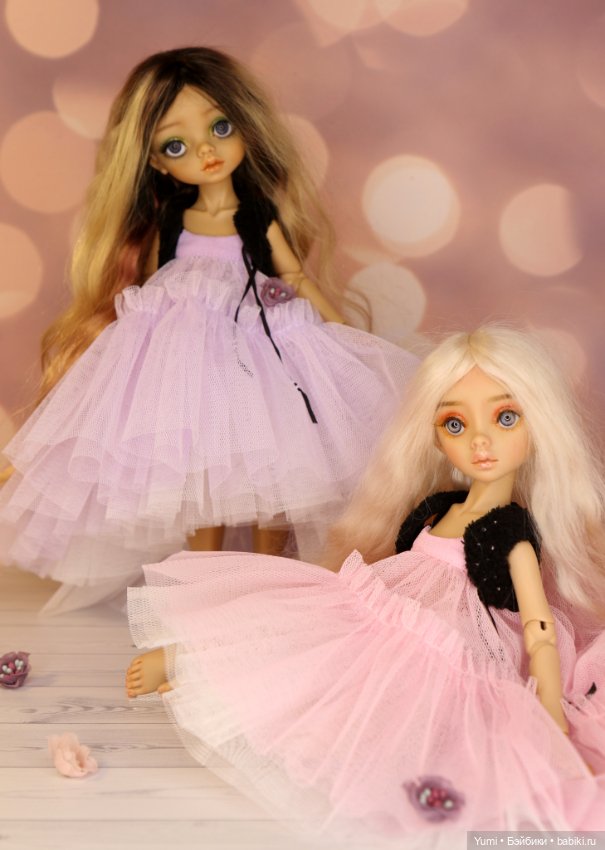 Фатиновые сарафаны для GlaceDolls