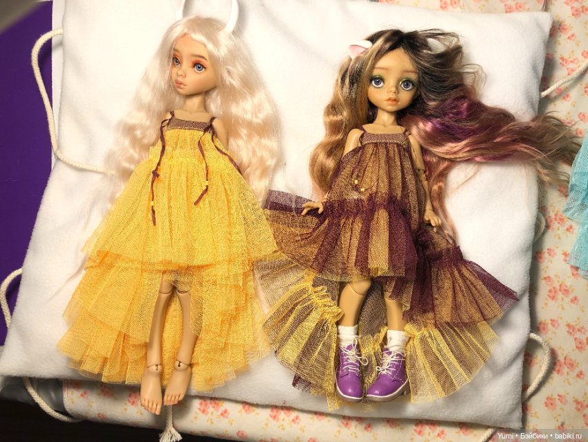 Фатиновые сарафаны для GlaceDolls (фото 3)