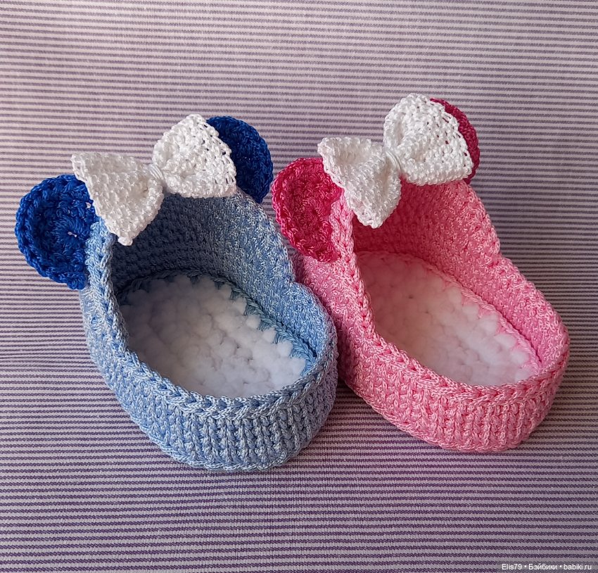 Люлька для пупса — Вязаные игрушки и амигуруми: крючком (фото 6)