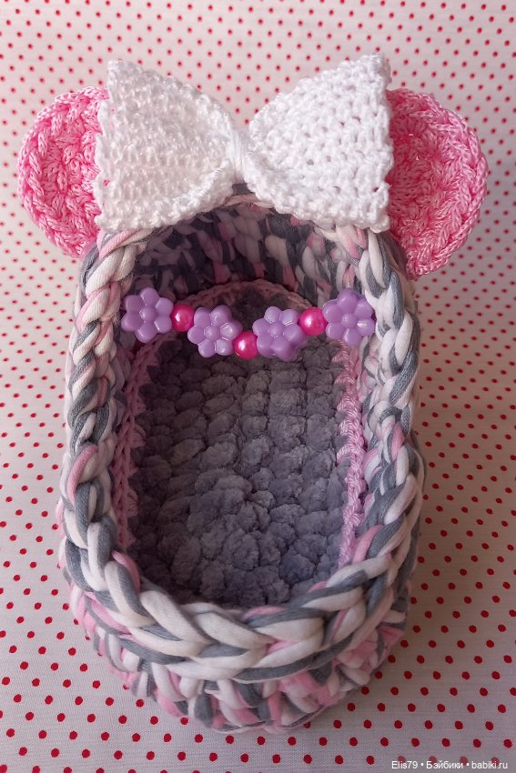 Люлька для пупса — Вязаные игрушки и амигуруми: крючком (фото 7)